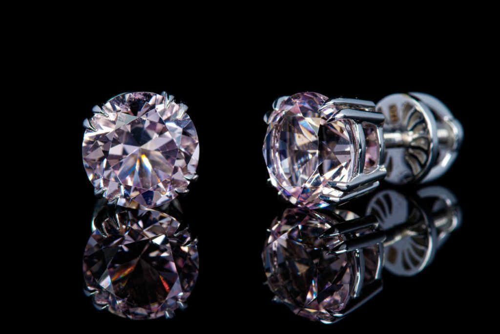 Diamond Stud Earrings Jewelry